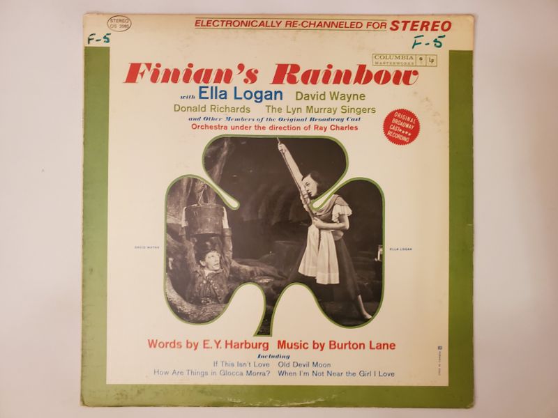 Ella Logan, David Wayne, Donald Richards, The Lyn Murray Singers Finian's Rainbow vinyl record